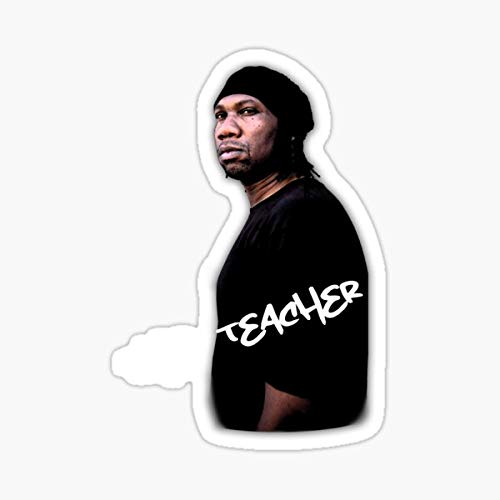 KRS One - The Teacher Sticker - Sticker Graphic - Auto, Wall, Laptop, Cell, Truck Sticker for Windows, Cars, Trucks