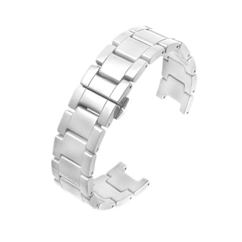 Bracelet de montre en céramique noire 20 mm 18 mm 16 mm pour montres connectées et classiques