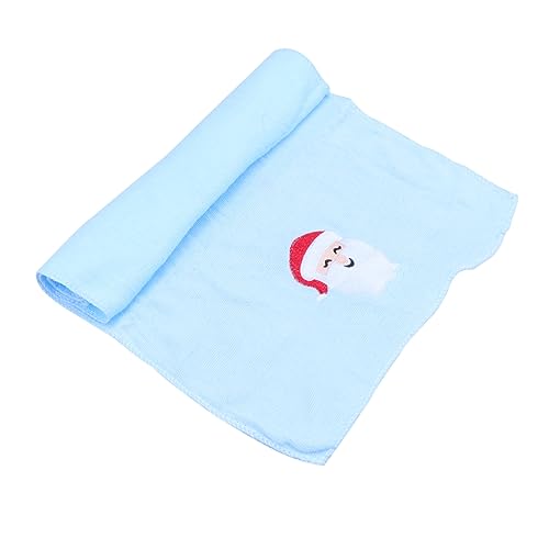 Cabilock Decoración del Bebé Toallas De Bebé Decoración del Hogar Decoración De La Mesa del Comedor Toallas De Muñeco De Nieve Toallitas Suaves para Bebé Toalla Bordada Paño De Secado
