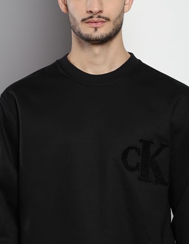 Sweat Calvin Klein Jeans homme relaxed avec logo flotté en coton - 7