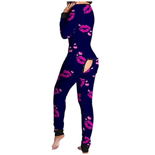 Pijama Femme 2 PièCe Coton - Combinaison Pyjama Stitch DéGuisement Femme Sexy GrenouillèRe Adulte Manches Longues Pyjama Rigolo Femme Combinaison Femme Pyjama Animaux