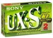 Cassette Audio Sony UX-S Chrome Class 90 Min – Scellée – Neuf