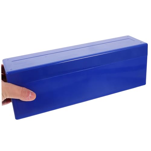Boîte de rangement pièces monnaie graduée Uonlytech cas malette bleu collection - 6