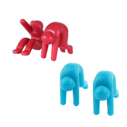 Yuannee Yuannee Lève Couvercle en Silicone Résistant à la Chaleur,4 PCS Anti Débordement et Anti Éclaboussure pour Casserole Poignées Tactiles avec Clip...