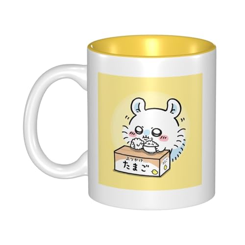 マグカップ ちいかわ モモンガ コーヒーカップ 陶磁器 ミルクコップ おしゃれ 持ちやすい 耐熱 耐冷 人気 かわいい プレゼント 母の日 記念日 電子レンジ対応 330ml