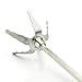 onlyfire 3 Inch Stainless Steel Pork Puller Used with Standard Hand Drill