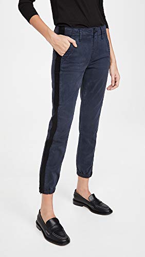 PAIGE Women's Mayslie Joggers, Navy/Black Velvet, 322