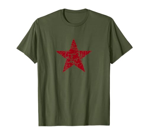 Camisa Vintage URSS Estrella Roja CCCP Estrella Soviética Camiseta