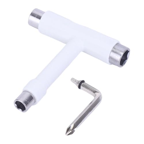 ポータブル T 字型スケートボード レンチ - ローラースケート スノーボード 電動スクーター用の調節可能なツール 握りやすいデザイン スケートボード ホイール スケート T ツール