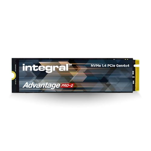 Integral SSD NVMe M.2 2242 PCIe Gen3 x4 1 To – Lecture 3400 Mo/s, écriture 3000 Mo/s – Mémoire SSD pour PC, NUC, ultrabooks et tablettes