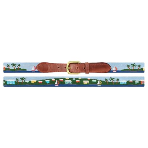 Island Time Needlepoint Belt by Smathers & Branson2