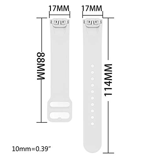 MEIYIN Pulseira de relógio esportiva de TPU macio de liberação rápida para Sam-Sung Ga-laxy Fit SM-R