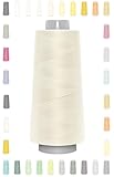 Nähmit - Gütermann Overlockgarn Toldi-Lock 2500m / Toldilock + GRATIS FARBKARTE (04-1050-ivory)