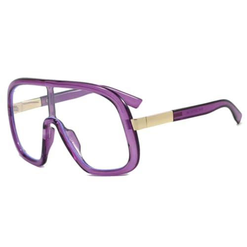 Lunettes de sport de plein air punk violettes pour cyclisme et festival