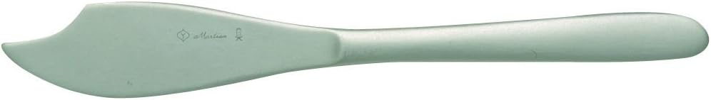 Sori Yanagi Simple Form Cutlery for Easy Use, Tsubame Sanjo Stainless Steel Fish Knife, Brushed Finish, Dishwasher Safe, Matte Finish