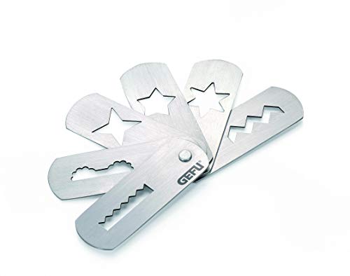GEFU Cookie Press Attachment (Size 7/8), 6.8cm, Steel