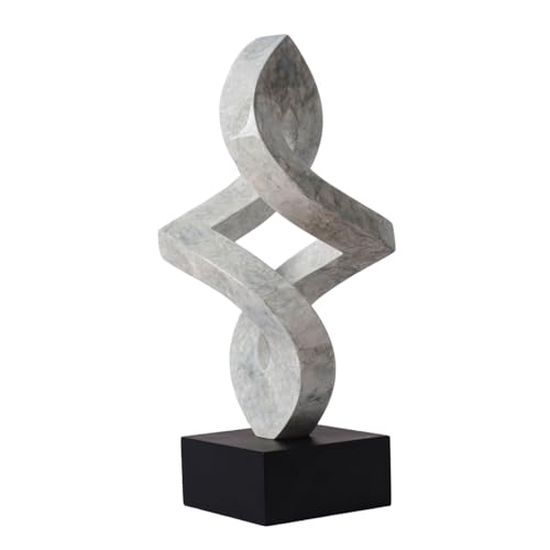 NENBOLEC Moderne Sculpture Décoration Abstrait Statue Figurine Maison Arts Cadeau Décor de Table Résine Ornament 37cm