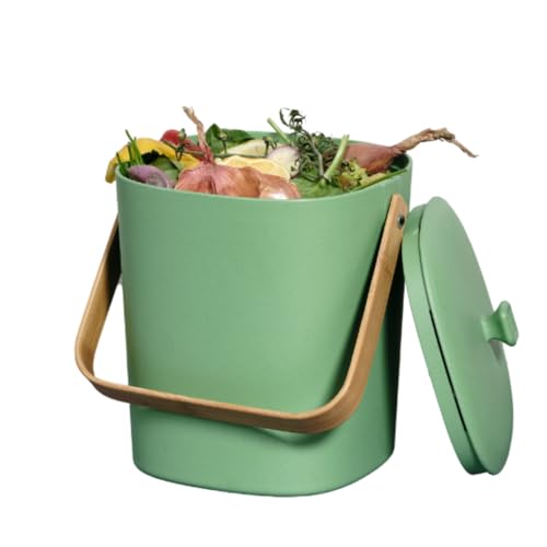 Bamboozle Countertop Compost Bin Kitchen | 1 Gallon |...