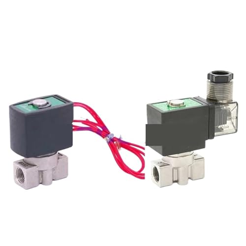 Électrovanne 2 voies 12V DC en acier inoxydable 2mm 15bar - 3
