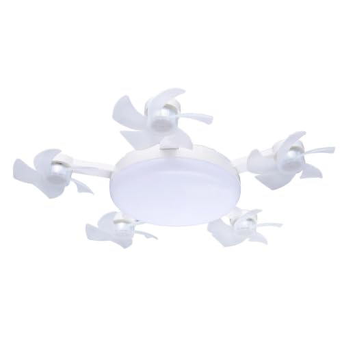Image of Drone LED Light Design with 5 Small Fans.