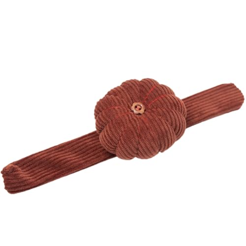 Generisch Pulsera de piel con cierre magnético, forma de calabaza, alfiletero para muñeca, manos, asistente de costura, pulsera japonesa, talla única, Poliéster, No es una piedra preciosa