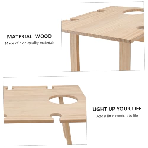 Table pliante de pique-nique portable pour aménagement de jardin et terrasse - 6