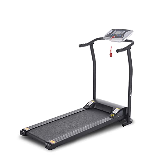 UMAY Cinta de Correr Eléctrica Plegable,0.8-10km/h, Monitor de Ritmo Cardíaco, Pantalla de 5 Pulgadas,1.5HP DC,12 Programas - Plegable Compacta para Almacenaje