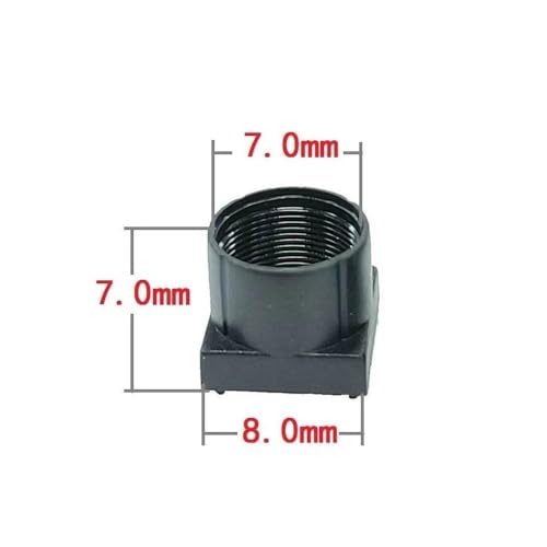MINZIHAO M7 Lens Mount 8 x 8 CCTV Accessories Multilayer Coating(M7 Mount 7MM)