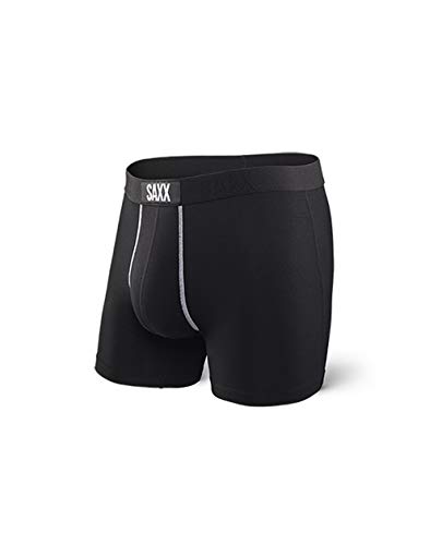 Saxx Underwear Men's Boxer Briefs – Vibe Boxer Briefs with Built-in Ballpark Pouch