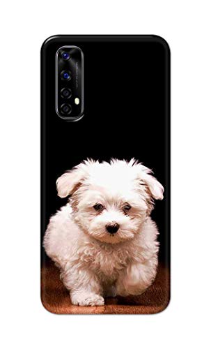 Image of PRINTFIDAA� Printed Hard Back Cover Case for Realme Narzo 20 Pro | Realme 7 | Realme Narzo 30 4G Back Cover (Puppy Dog) -2808