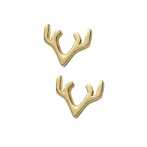 Oktoberfest Deko - 4 Paar Ohrstecker mit Edelweiß Ohrstecker - Silbernen Und Rosa Steinen, Elch Geweih, Brezel Ohrringe, Bier Liebhaber Geschenk, Oktoberfest Accessoires, Süßes Mädchen Exotisch, boho