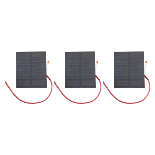 Kit de células solares monocristalinas de alta eficiencia, panel solar pequeño de 2 W de potencia, luz LED para proyectos científicos, cargador de teléfono para experimentos