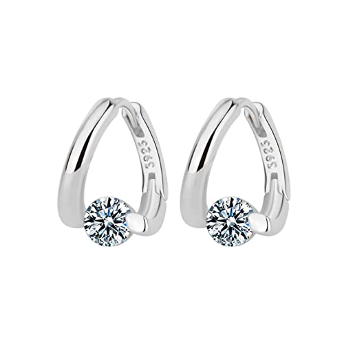 cyber of monday deals Hoop Ear Pendant Earrings Charms for Women Hypoallergenic Cubic Zircon Cute Flower Stud Earrings Jewelry Gifts for Christmas clearance of sales today deals prime