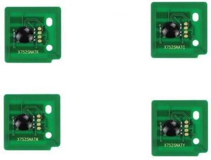 Toner CHIP for for USE in XEROX WORKCENTRE 7525/7530 / 7535/7545 / 7556/7830 / 7835/7845 / 7855 Copier 220V Cyan MAJENTA Yellow Black Color Toner CHIP