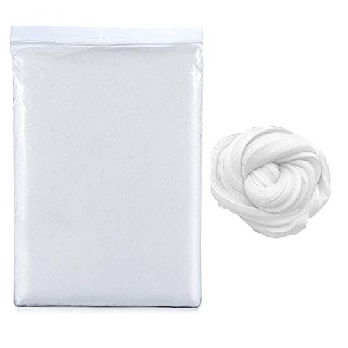 COMIART Air Dry Ultra Light Plasticine and Modeling Clay White Color 100g (5x20g/bag)