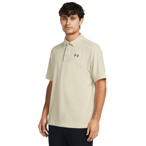 Image of Under Armour Men's Polyester Solid Tech Polo | T-Shirt | 1290140-001
