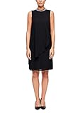 glitzer kleid lange ärmel  s.Oliver BLACK LABEL Damen 11.911.82.5266 Partykleid, Schwarz (Forever Black 9999), (Herstellergröße: 38)