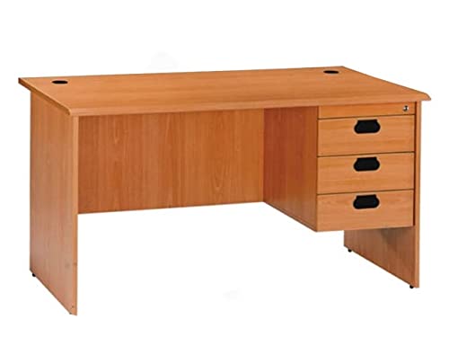 Olympic Nadbe120Kd Office Desk+Kd, Beech Colour