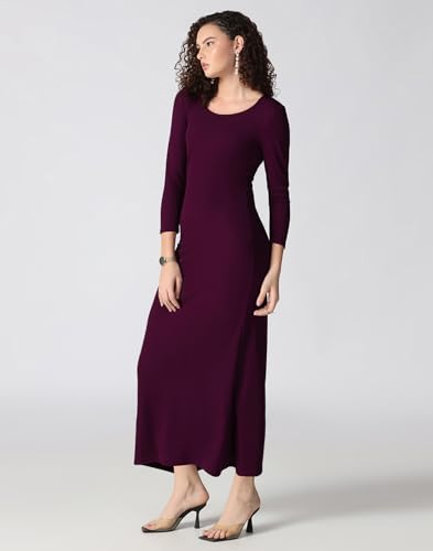 Image of Selvia Lycra Bodycon Dress for Women, One Piece Western Dress for Women