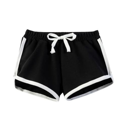 Girls' Casual Sweat Shorts Soccer Basketball Dolphin Shorts Teen Kids Athletic Hot Pants Boys Drawstring Jogger Pants