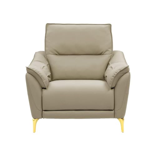 Image of Wakefit Tuvalu Large Sofa Without Motion - Single Seater - Beige