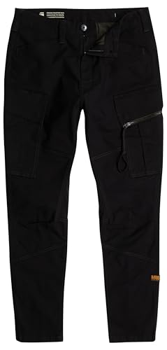 G-STAR Raw - Mens Zip Pocket 3D Skinny Cargo 2.0 5-Pocket Pants, Color Dk Black, Size: 30W x 34L4
