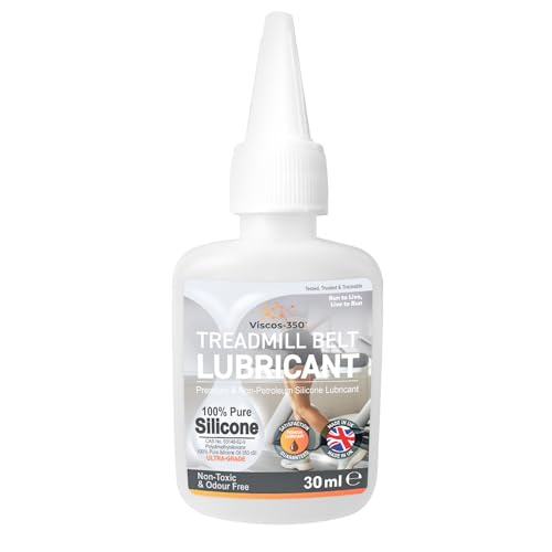 Viscos-350 Premium Treadmill Lubricant 100% Pure Silicone Oil - Made in UK - 30ml