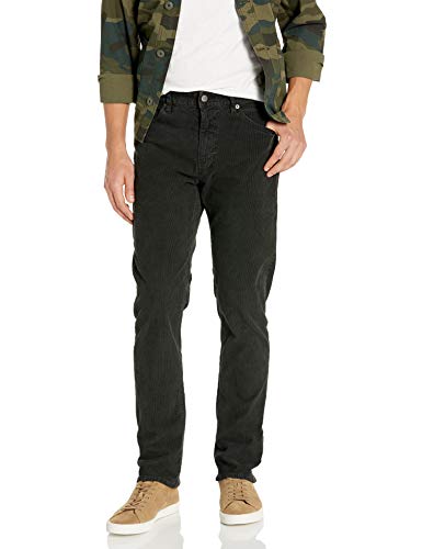 RVCA Men Daggers Pigment Corduroy Denim Black 34