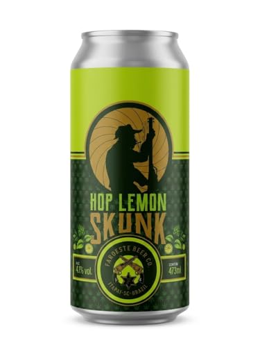 Cerveja Artesanal Hop Lemon Skunk Verde 473ml Faroeste Beer