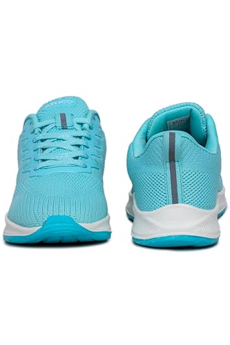 Image of ATHCO Womens Vegas Running Shoes for Woman with Soft Flexible Memory Foam Women's Shoes for Walking Gym Training,Casual, Sports, Lightweight Lace up Athletics Slipon Running Shoes for Ladies & Girls