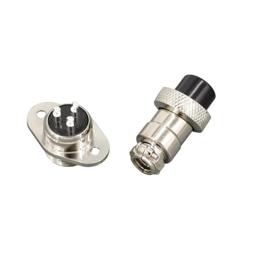 Conector Aviation Socket Plug GX16 9P Flange Rombo 16MM miniatura 4