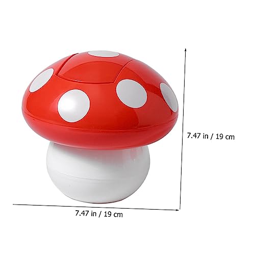 2 Piezas Mini Caneca de Basura con Tapa para Escritorio miniatura 4