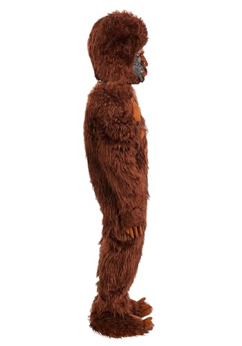 Disfraz infantil de Bigfoot con máscara y guantes miniatura 5