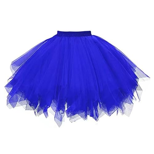 DTOHMOM Damen Tutu Klassisch Rock, Ballett Tüllrock Petticoat Unterrock, Kurzkleid Tütü Röcke, 50er Vintage Ballet Elastisch Tanzrock Tanzkleid...